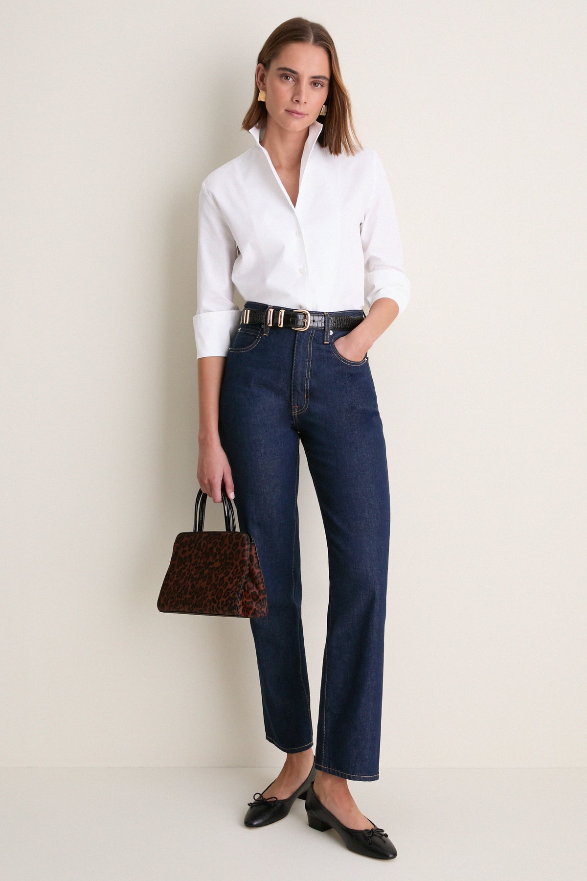 Leopard Calf Hair Lady Bag