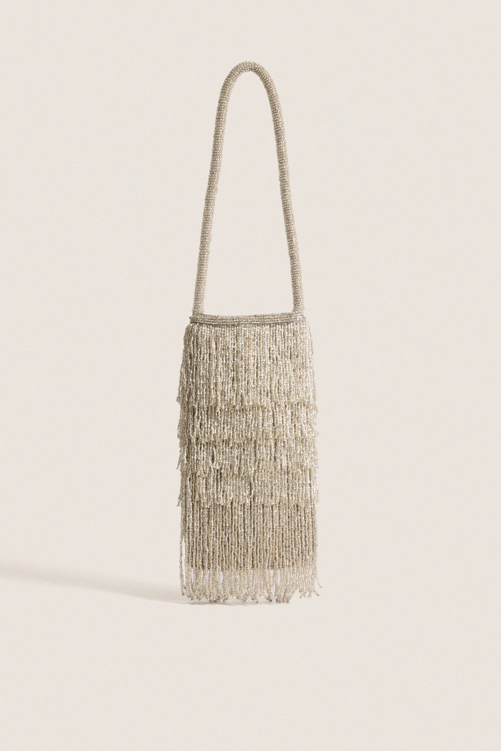 Silver Beaded Josephine Mini Bag