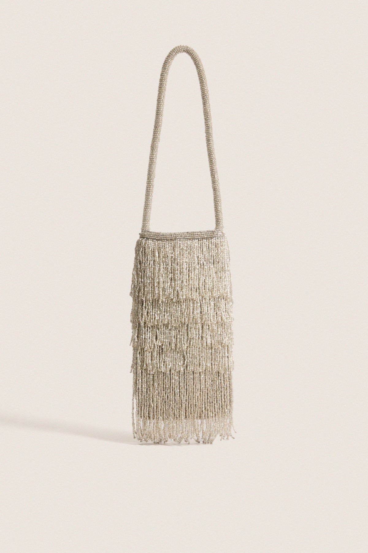 Silver Beaded Josephine Mini Bag