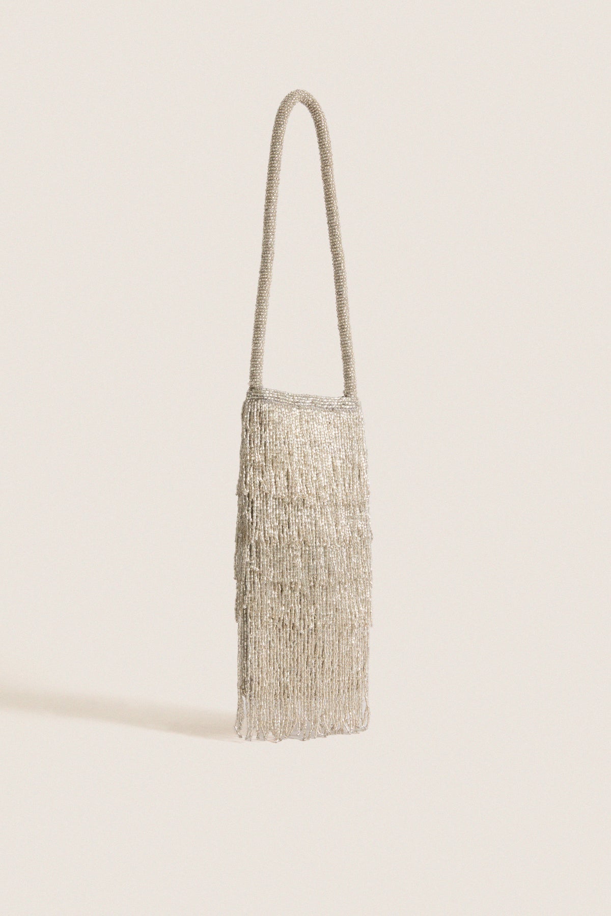 Silver Beaded Josephine Mini Bag