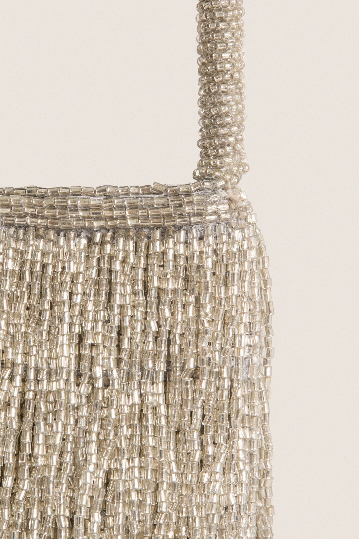 Silver Beaded Josephine Mini Bag
