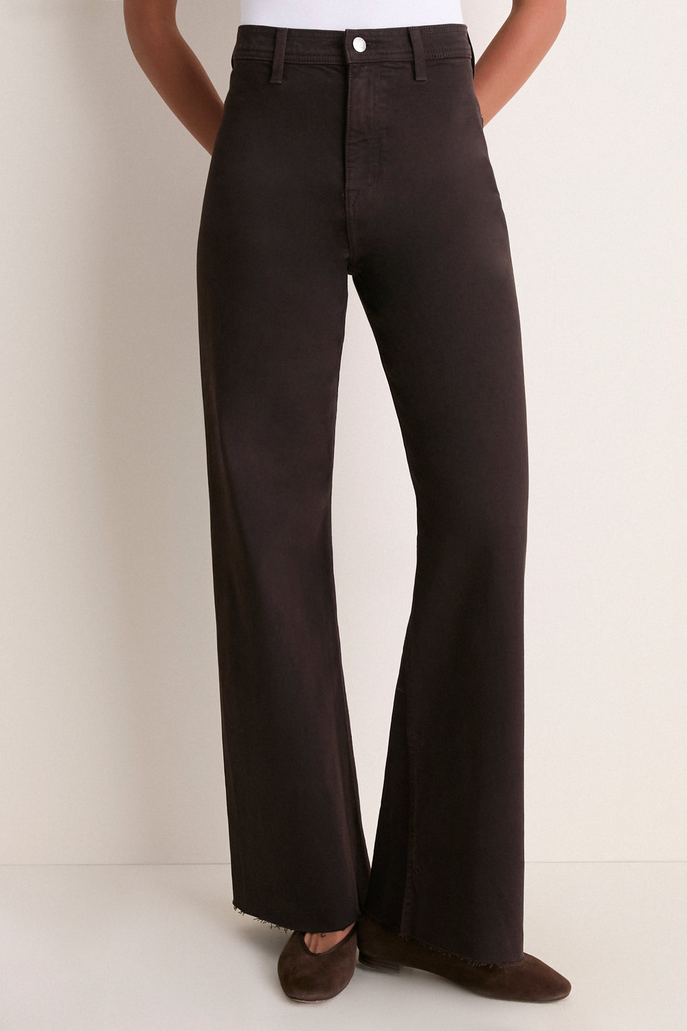 Mocha Penny High Rise Wide Leg