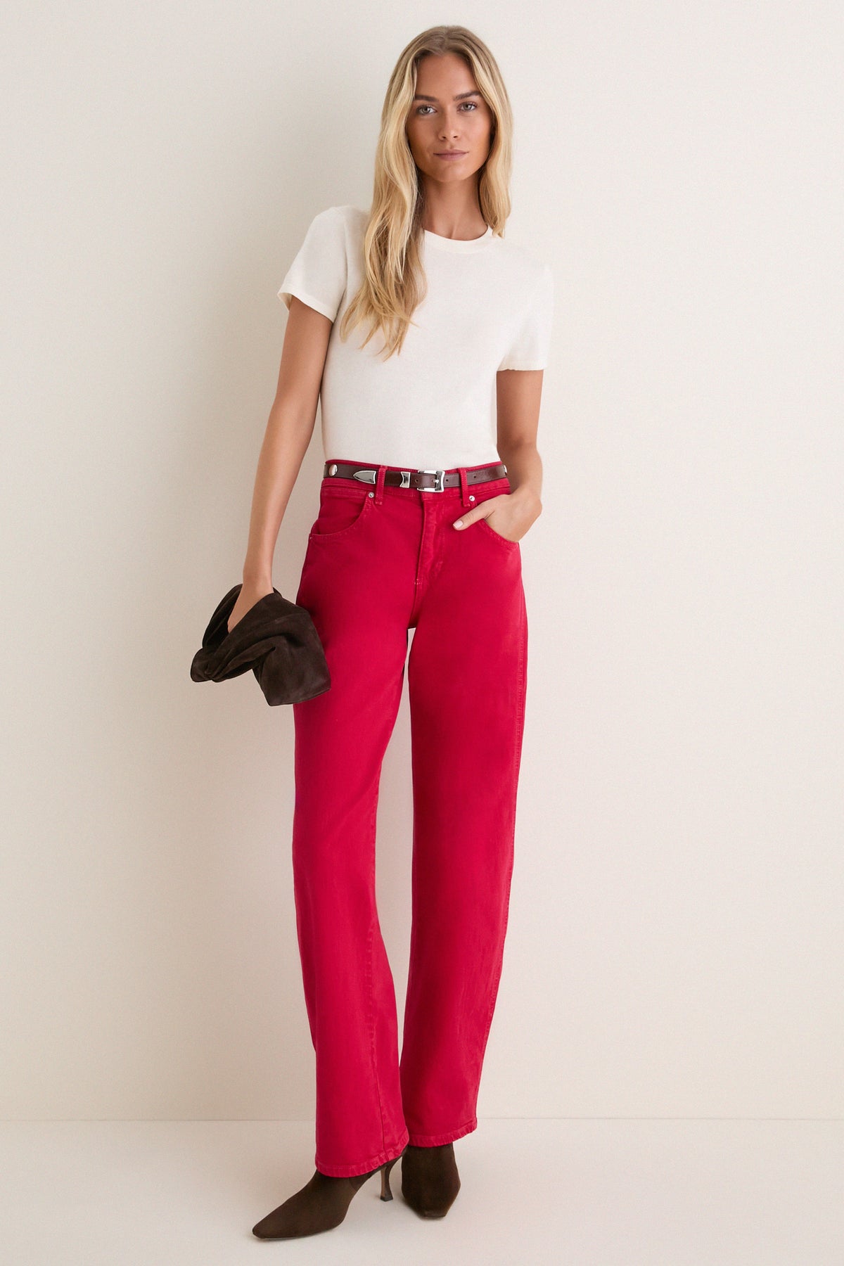 Red Cowboy Curve Jean