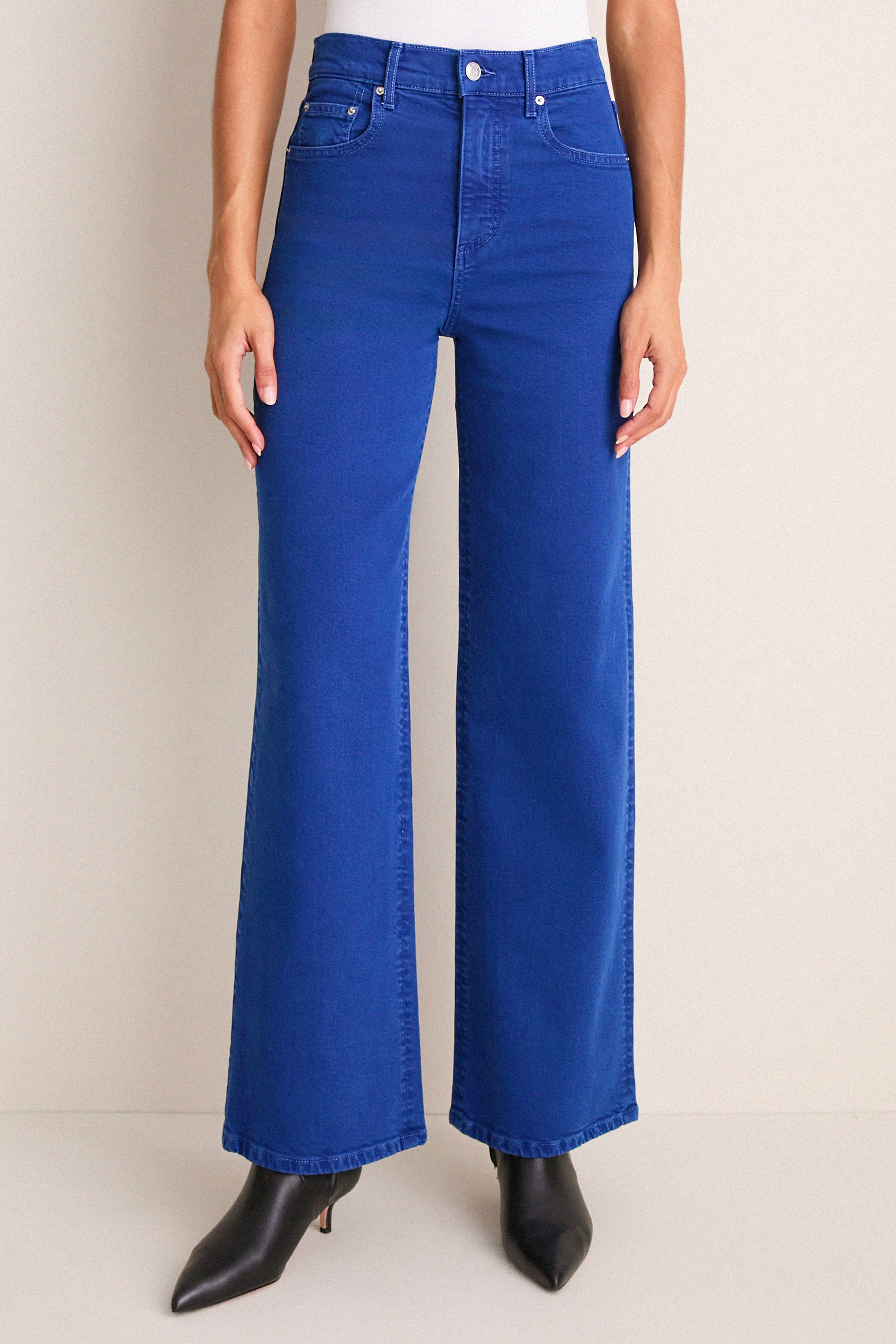 Cobalt High Rise Column Jean