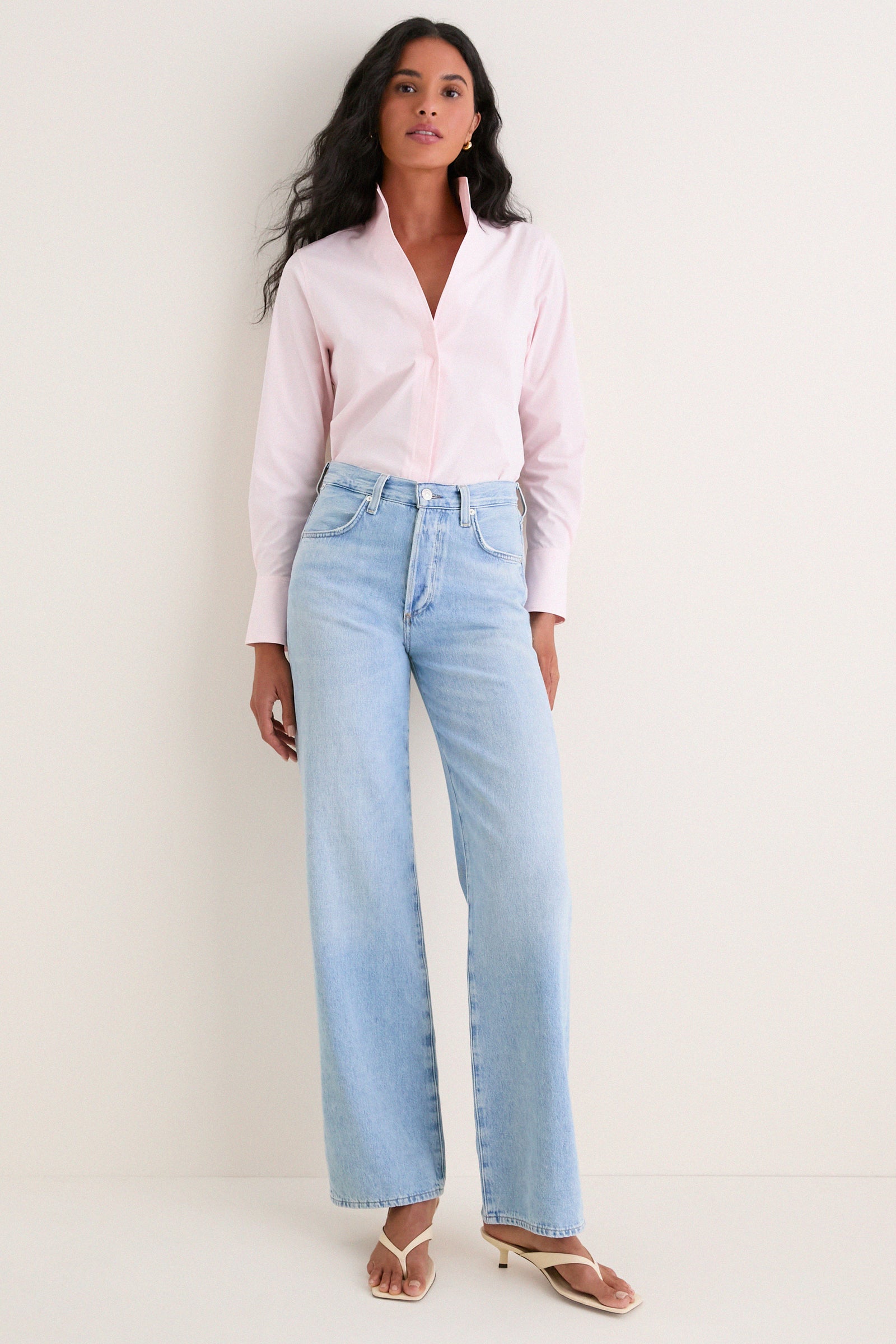 Light Pink Bessette Button Down