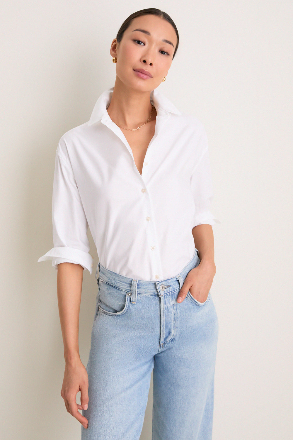 Tuckernuck White Oxford Nadine Button Down White / XXL