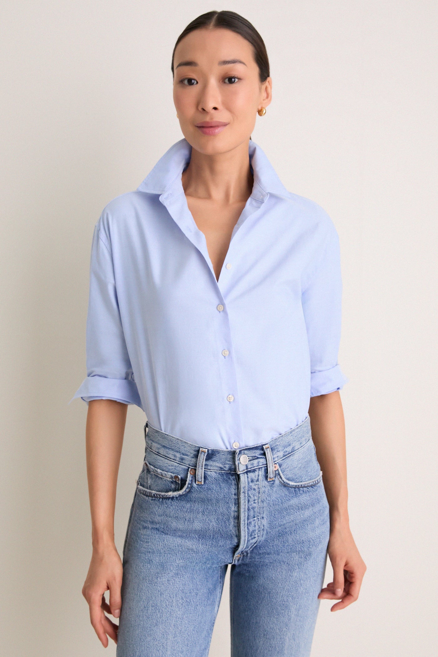 Blue Oxford Nadine Button Down