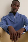 Bali Blue Cradle Pique Performance Pullover