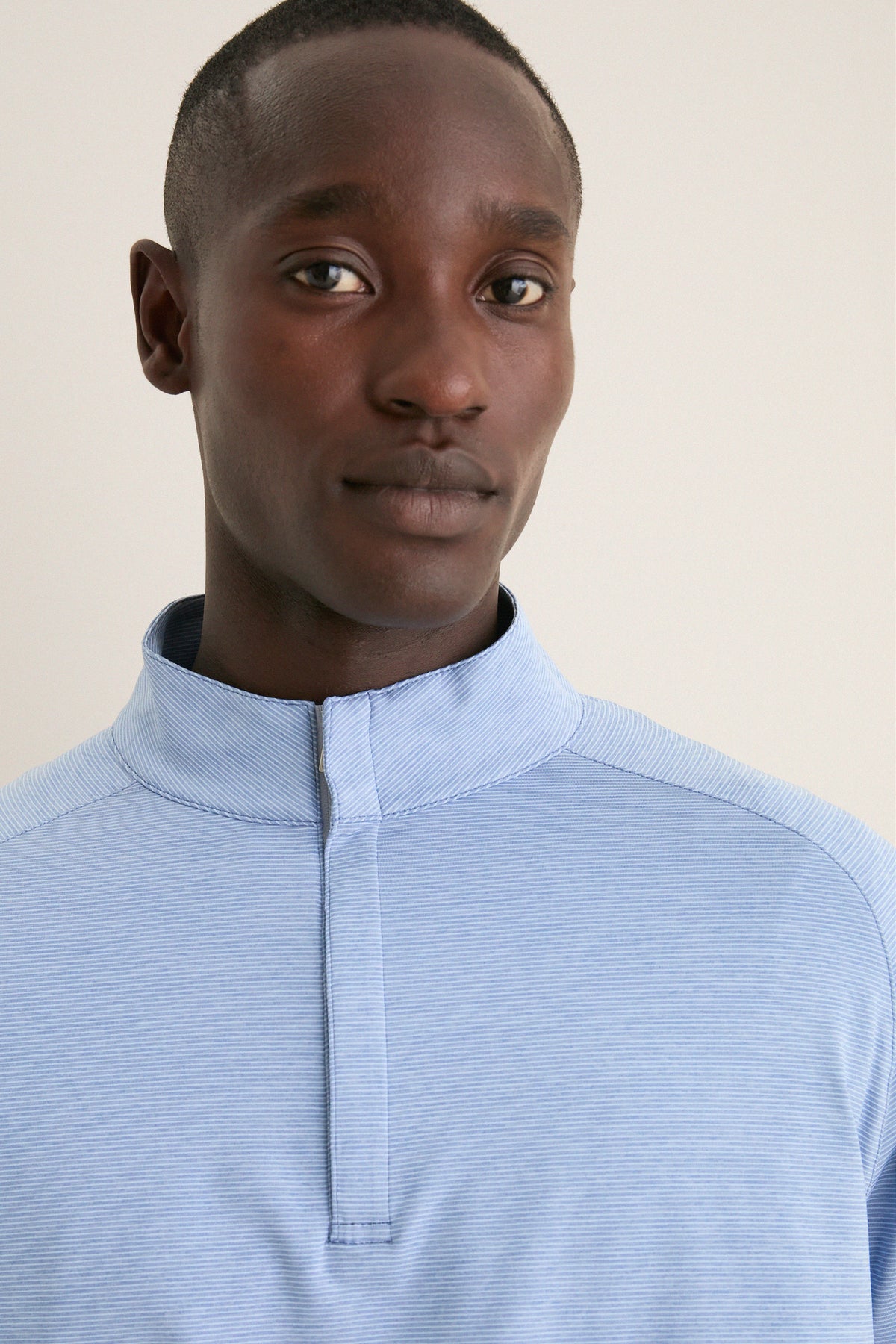 Windy Blue Stealth Stripe Performance Quarter Zip