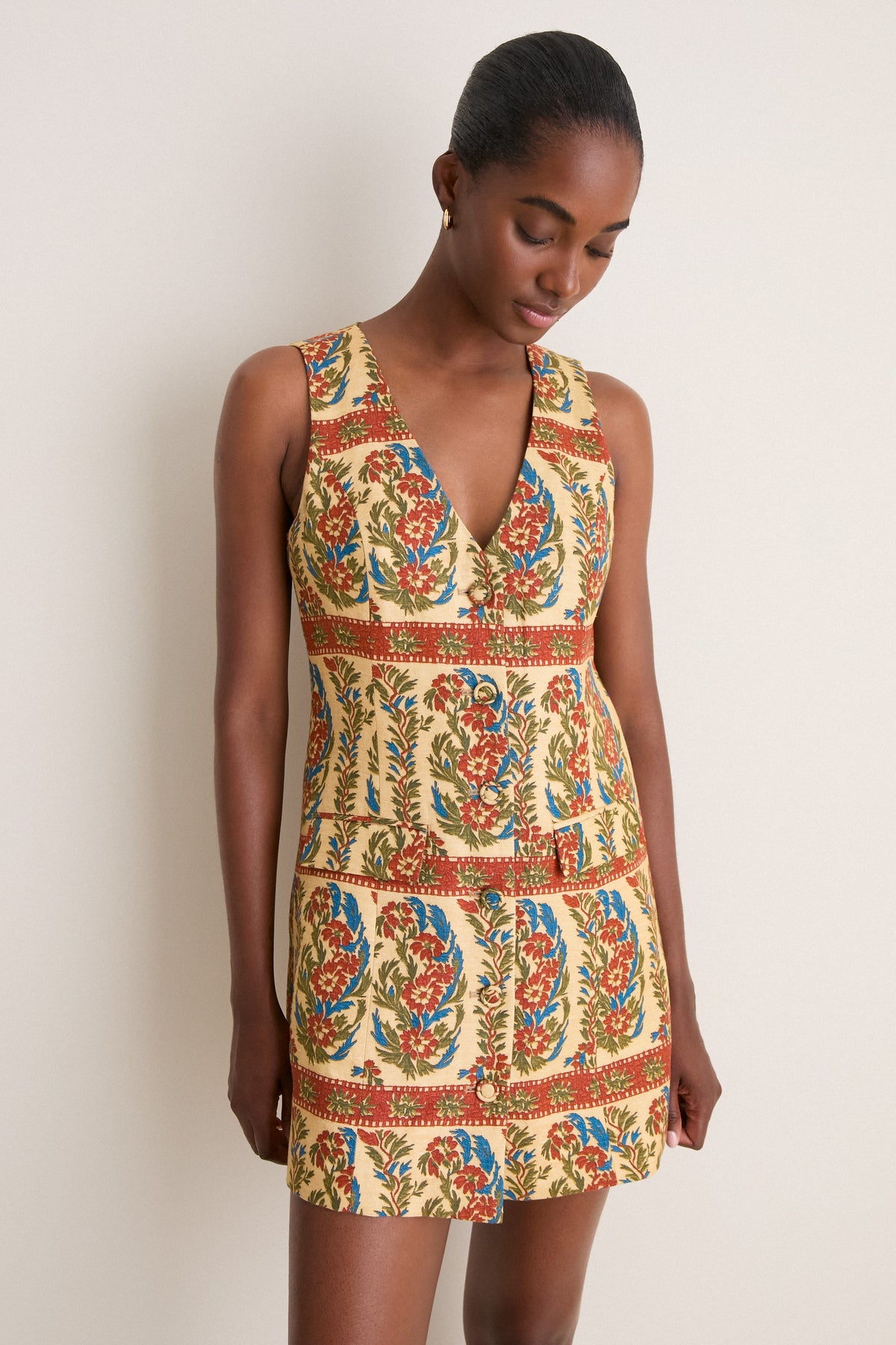 Amber Glen Cream Suni Dress