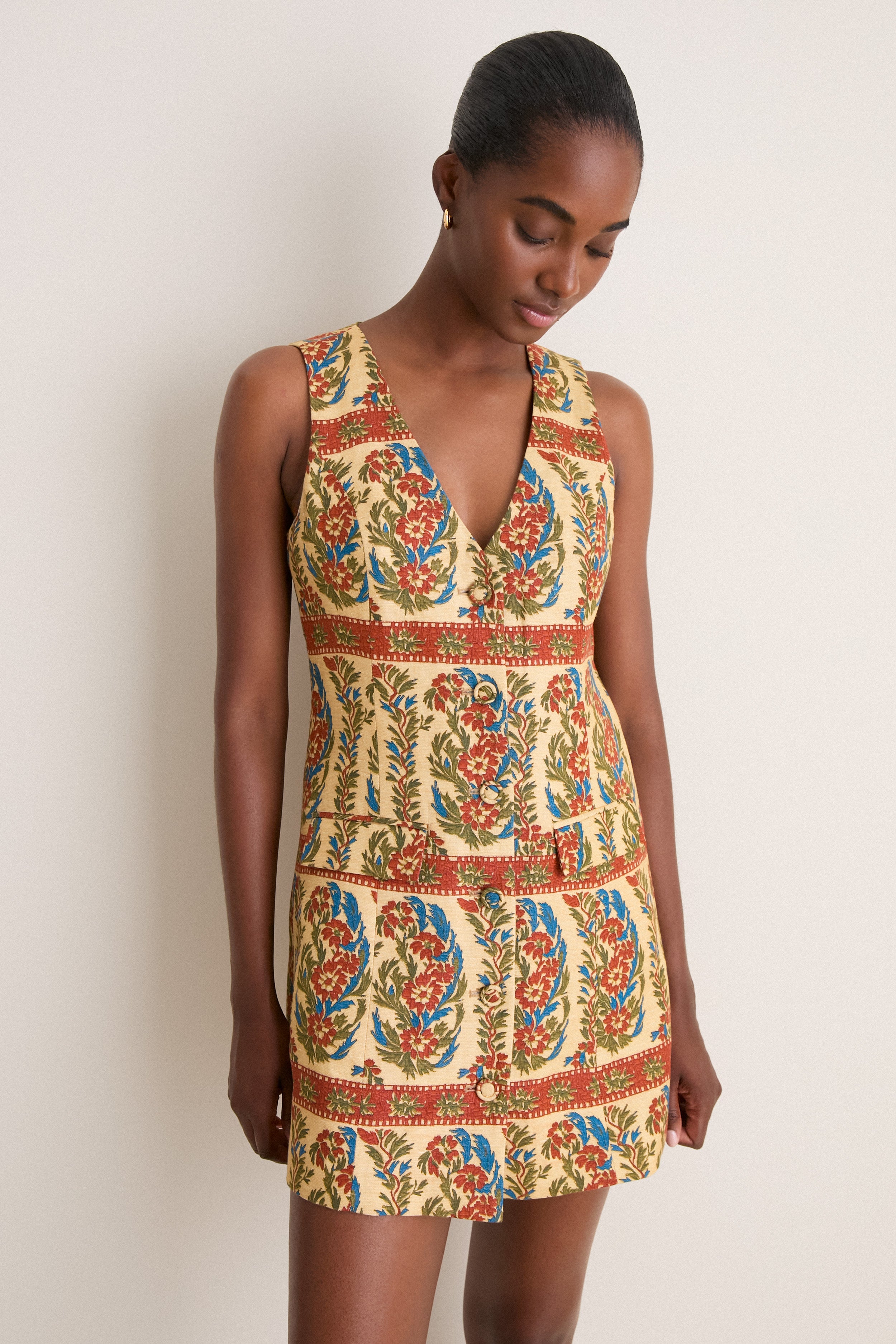 Amber Glen Cream Suni Dress