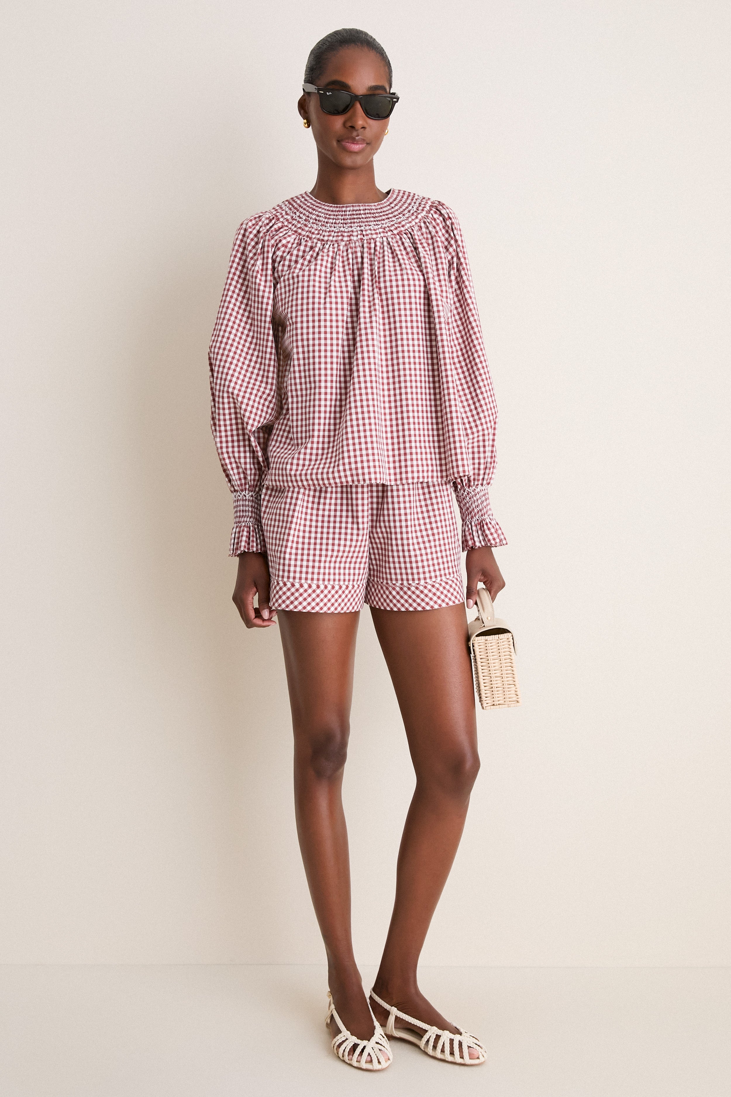 Cotswold Check Rust Jemma Short