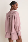 Cotswold Check Rust Hayes Top