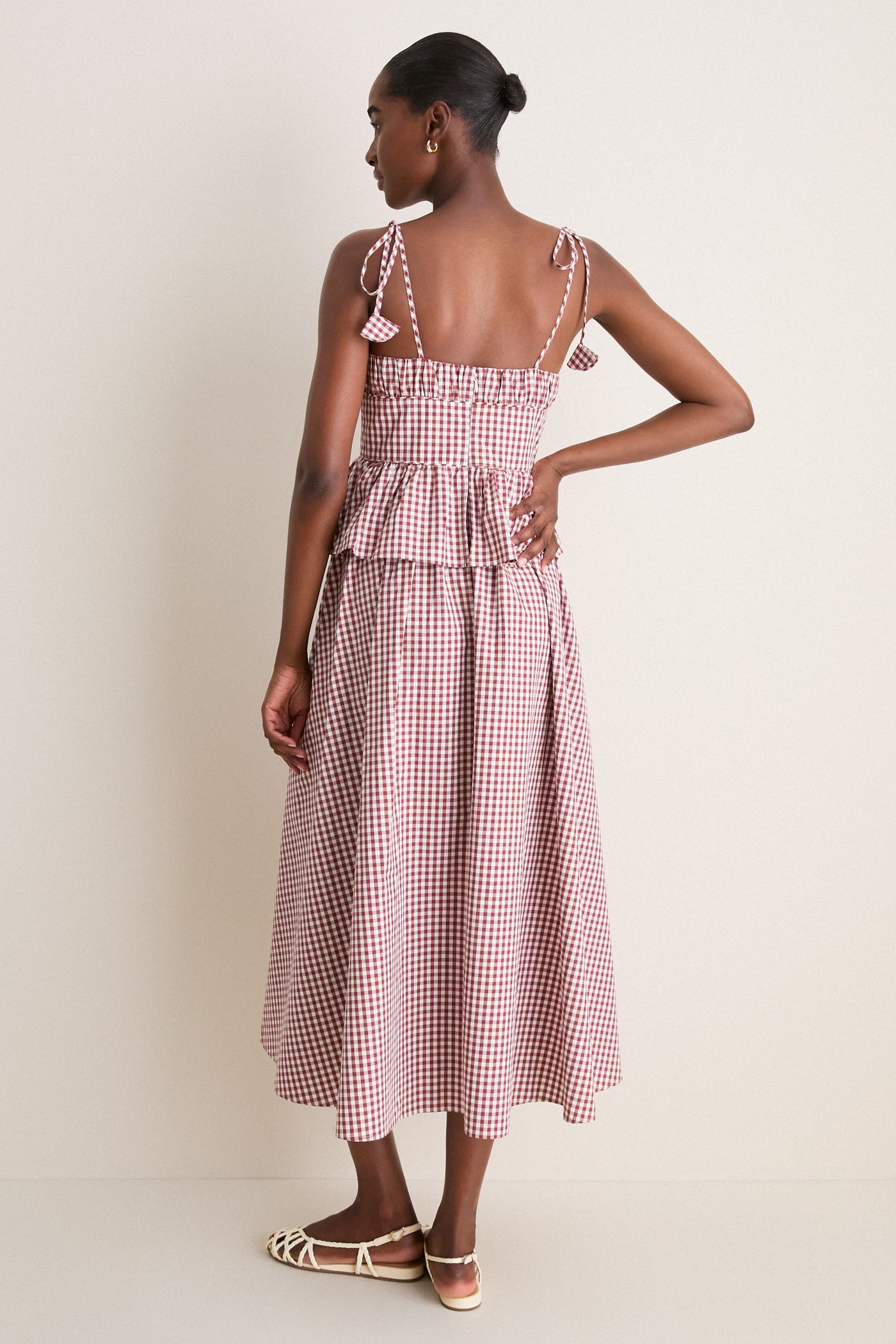 Cotswold Check Rust Betsy Dress