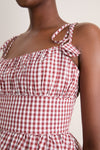 Cotswold Check Rust Betsy Dress