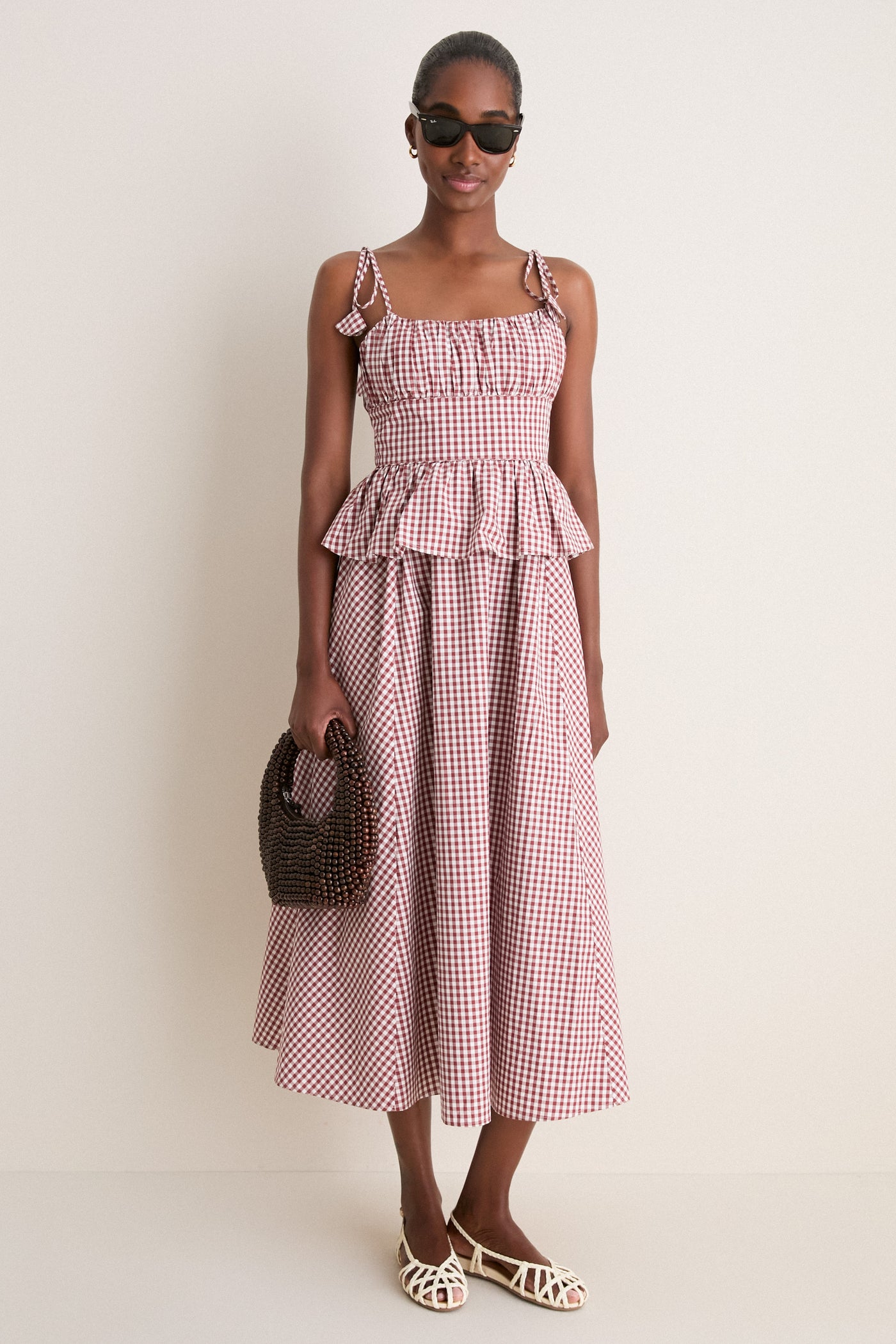 Cotswold Check Rust Betsy Dress