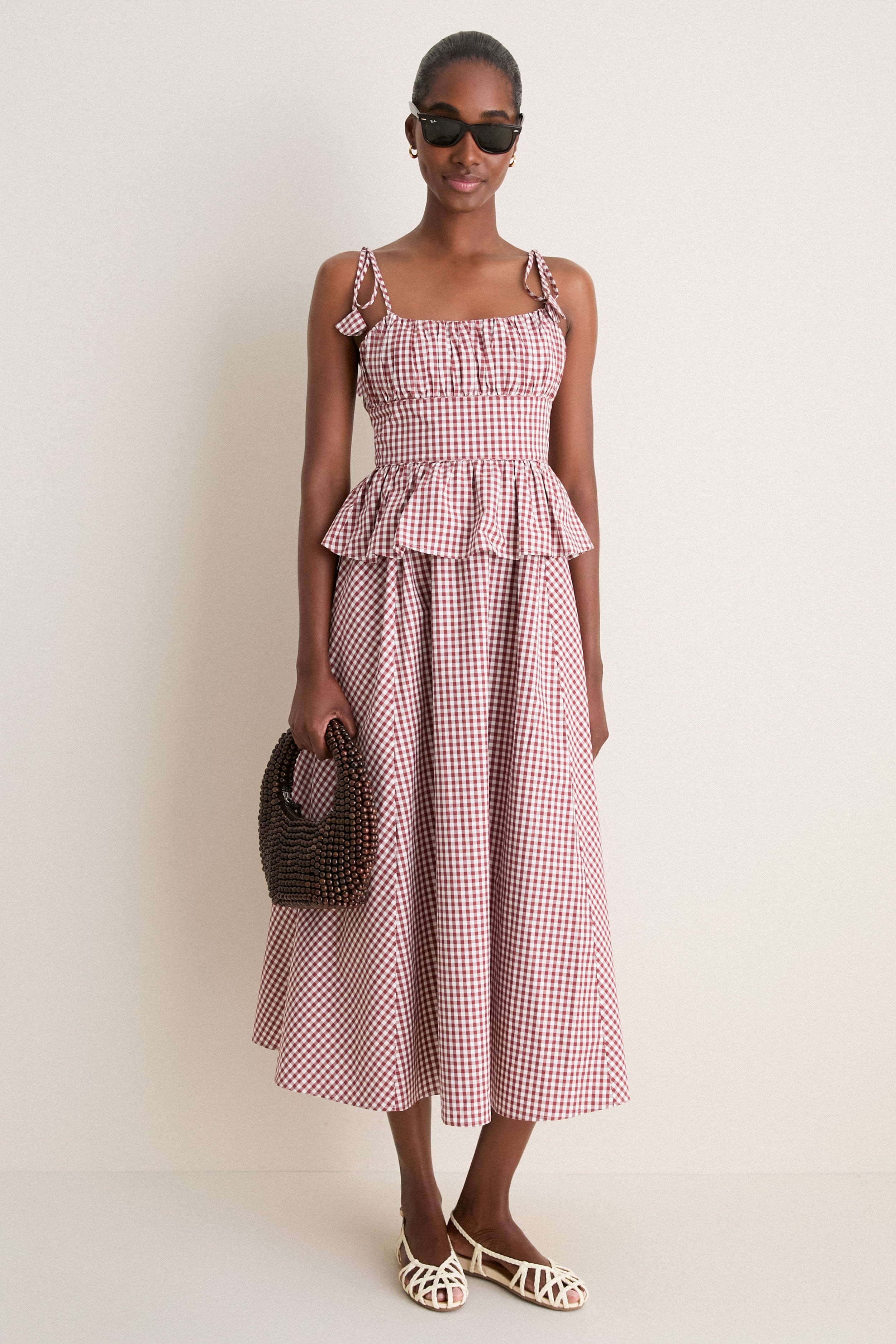 Cotswold Check Rust Betsy Dress