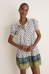 Thistle & Vine Cream Drifter Mini Dress
