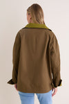 Khaki Brown Howell Cropped Trench