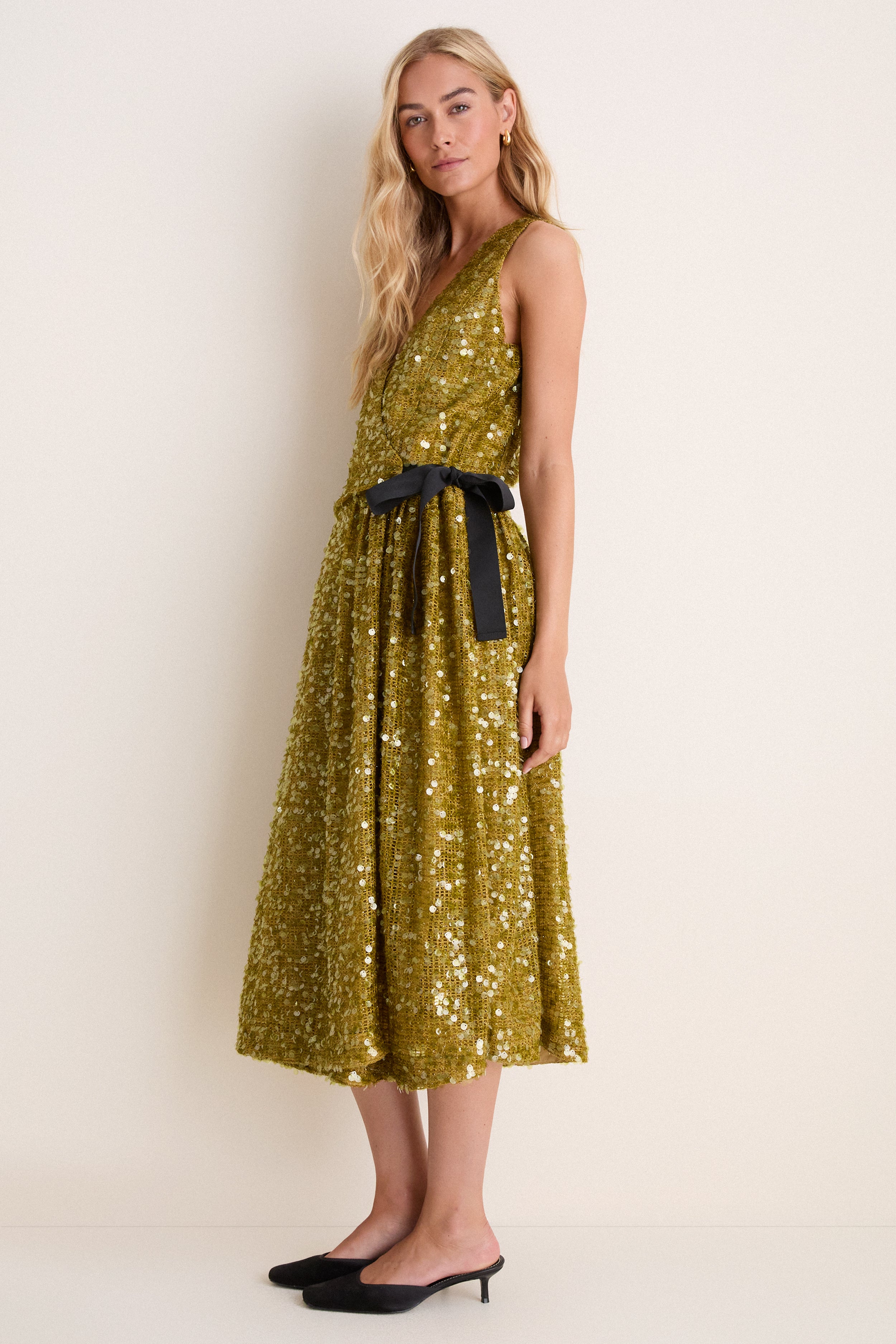 Moss Sequin Lisanne Dress