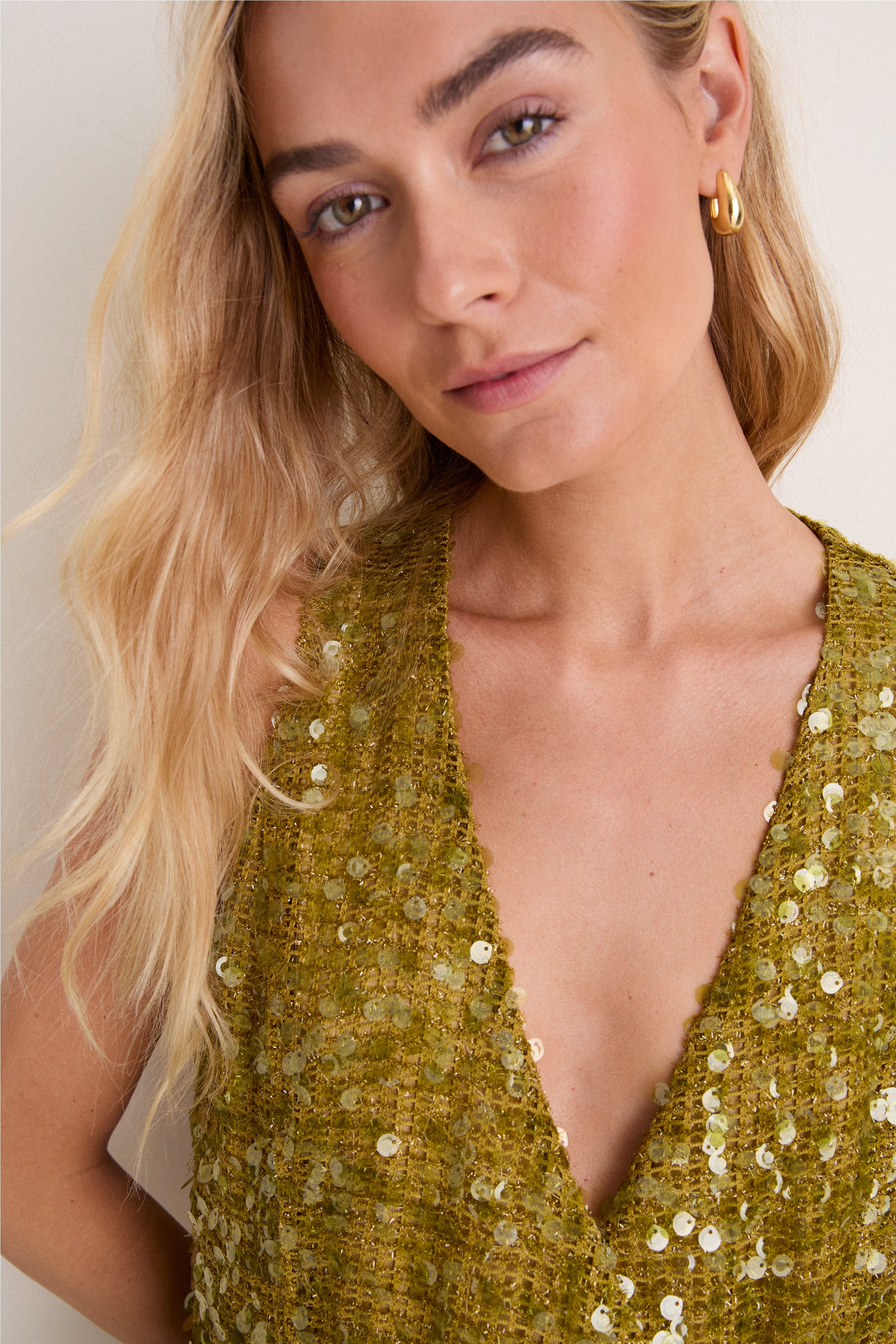 Moss Sequin Lisanne Dress