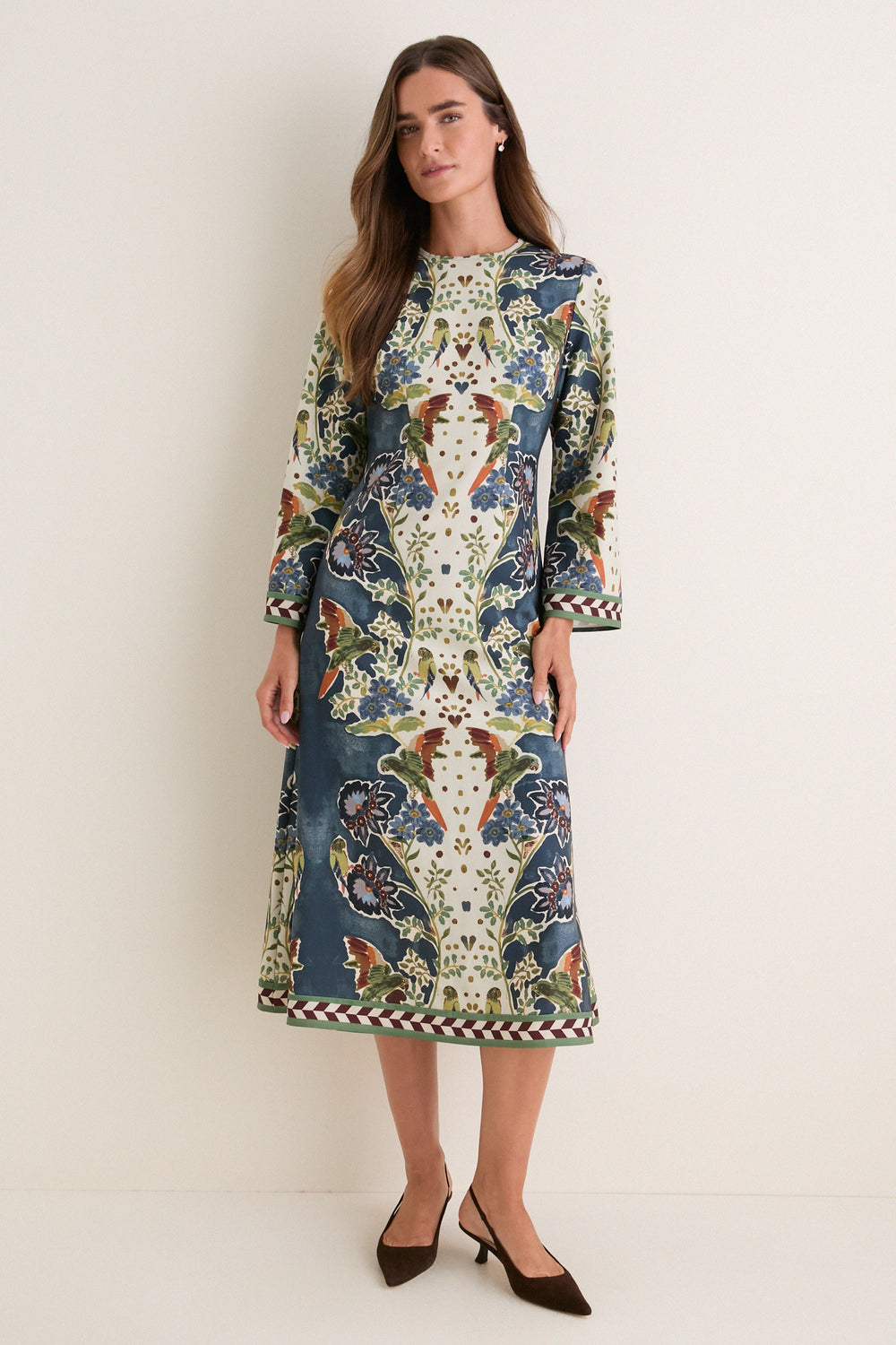 Navy Birds of a Feather Townes Dress