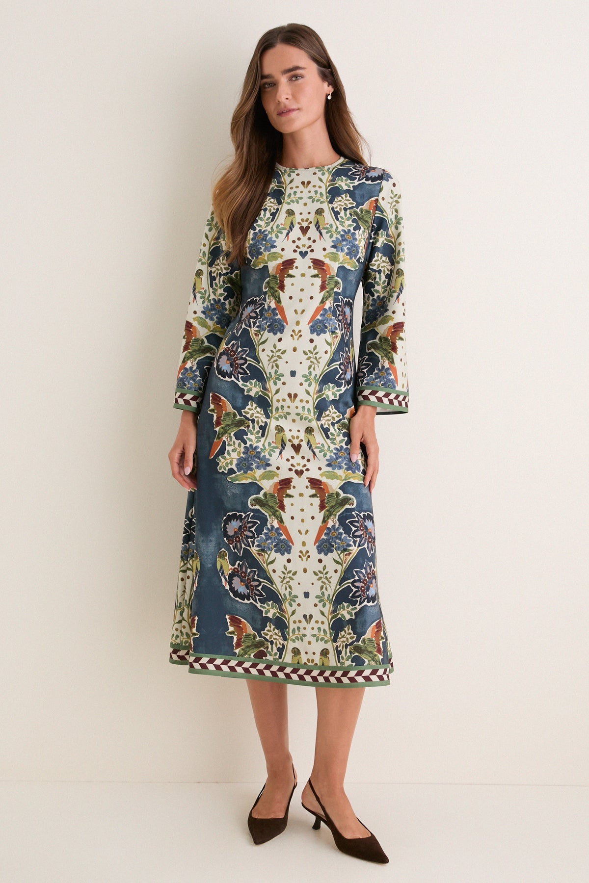 Navy Birds of a Feather Townes Dress