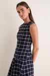 St Andrews Check Bini Top