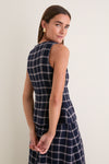 St Andrews Check Bini Top