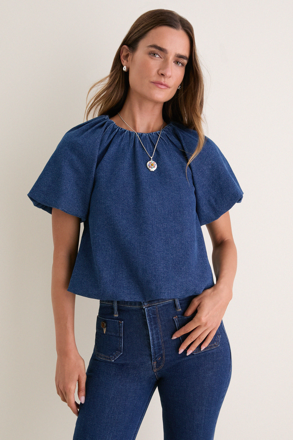 Blue Ridge Denim Mika Top