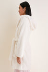 Cream Aarti Plush Fleece Robe