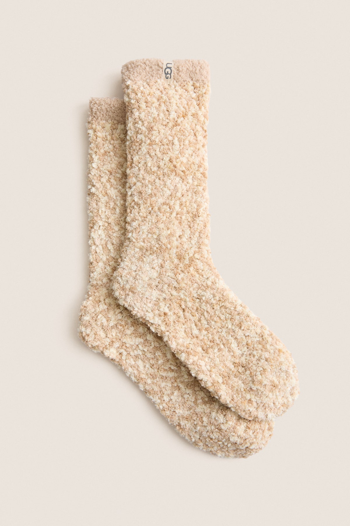 Cream Cozy Chenille Socks