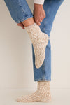 Cream Cozy Chenille Socks