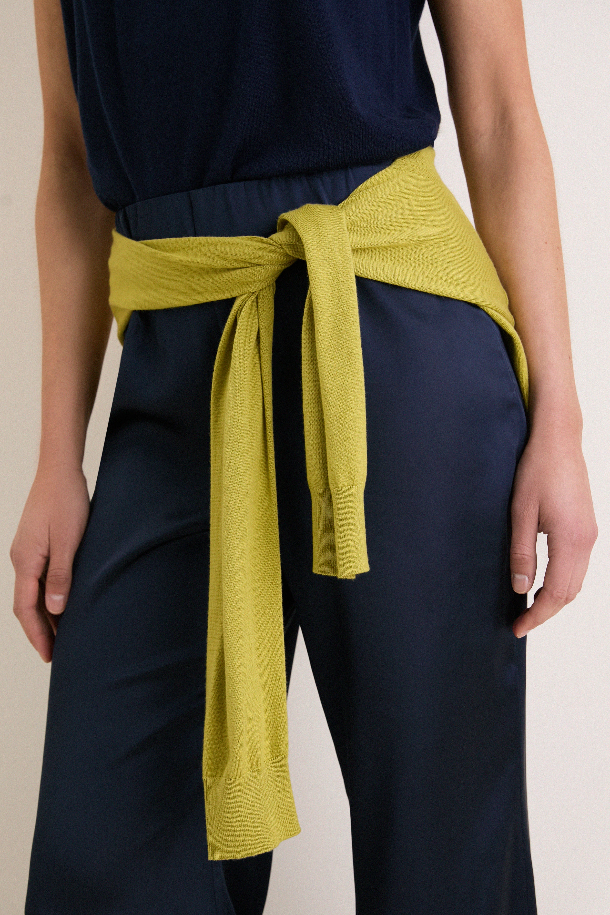 Ink Satin Deja Pants