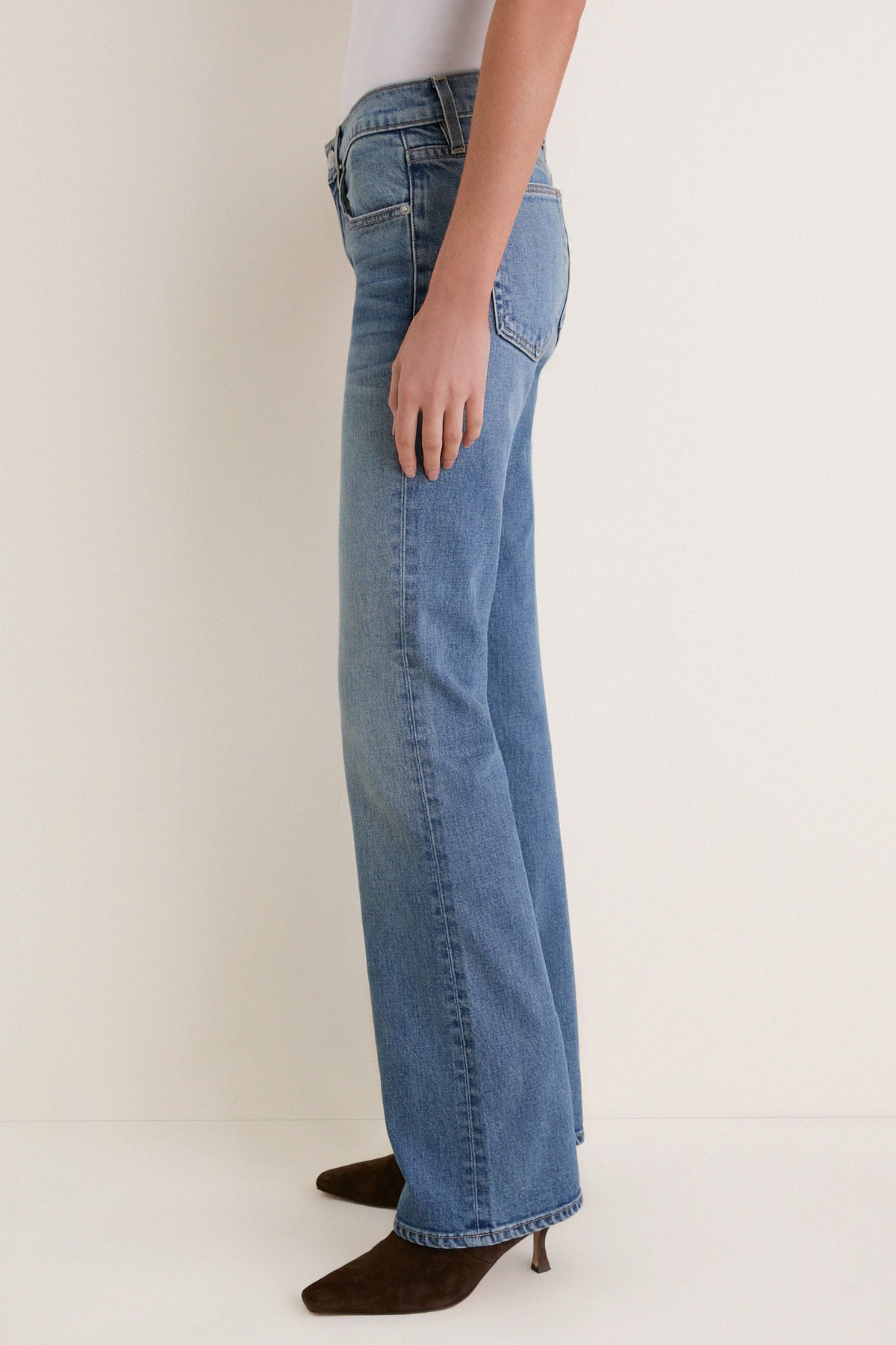 Fortune Fades Olivia Low Rise Boot Jeans