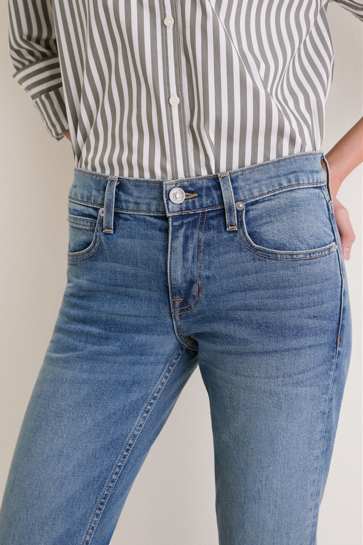 Fortune Fades Olivia Low Rise Boot Jeans