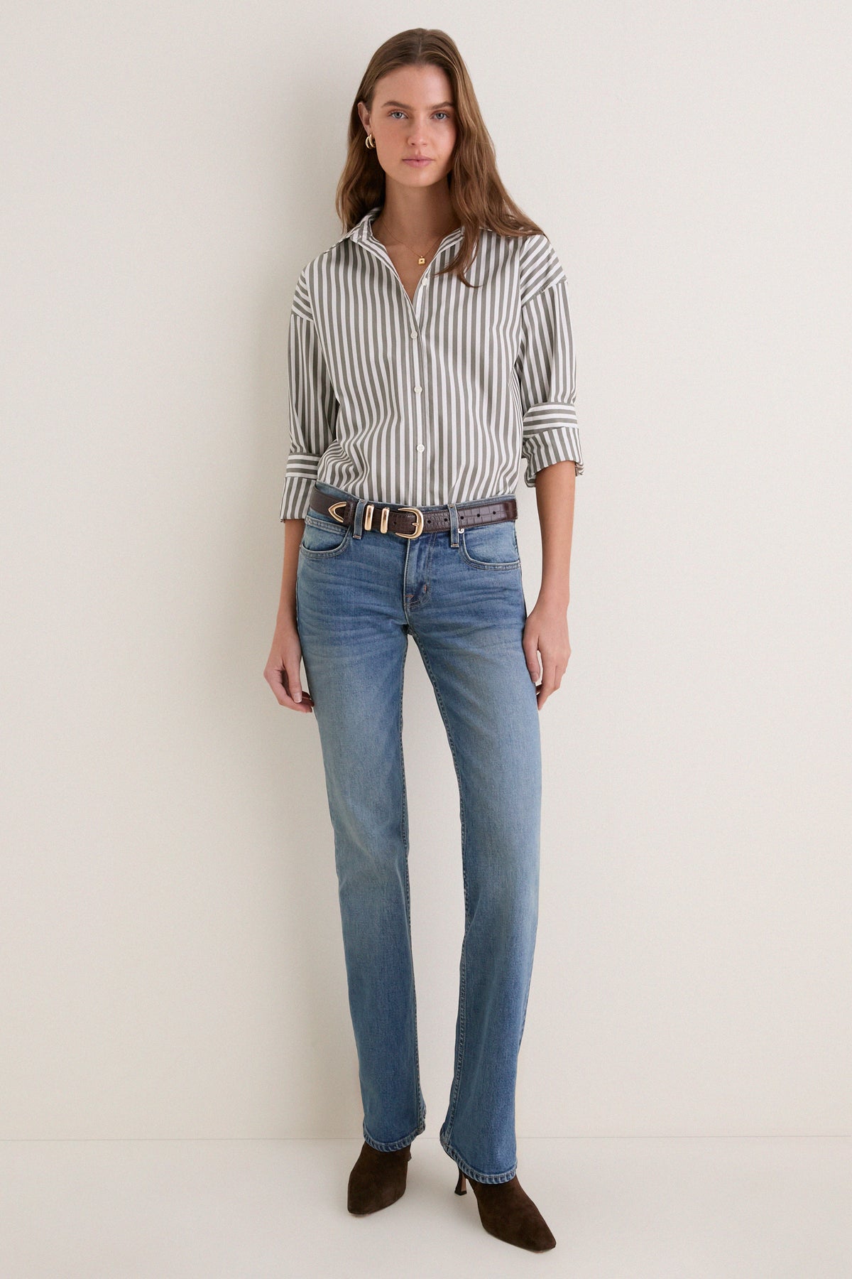 Fortune Fades Olivia Low Rise Boot Jeans