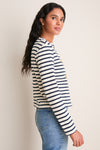 Ecru Marine Arignac Cardigan