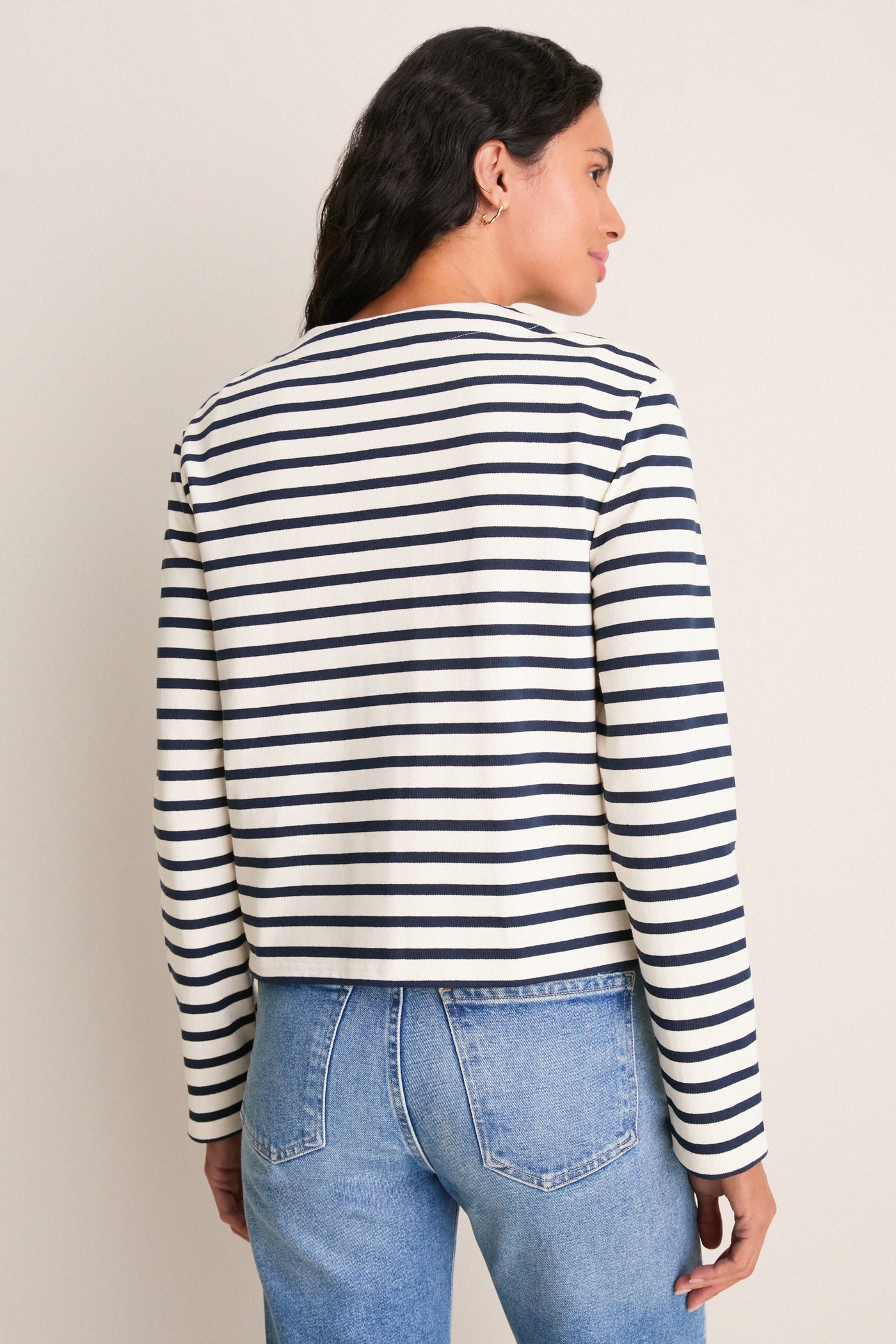 Ecru Marine Arignac Cardigan
