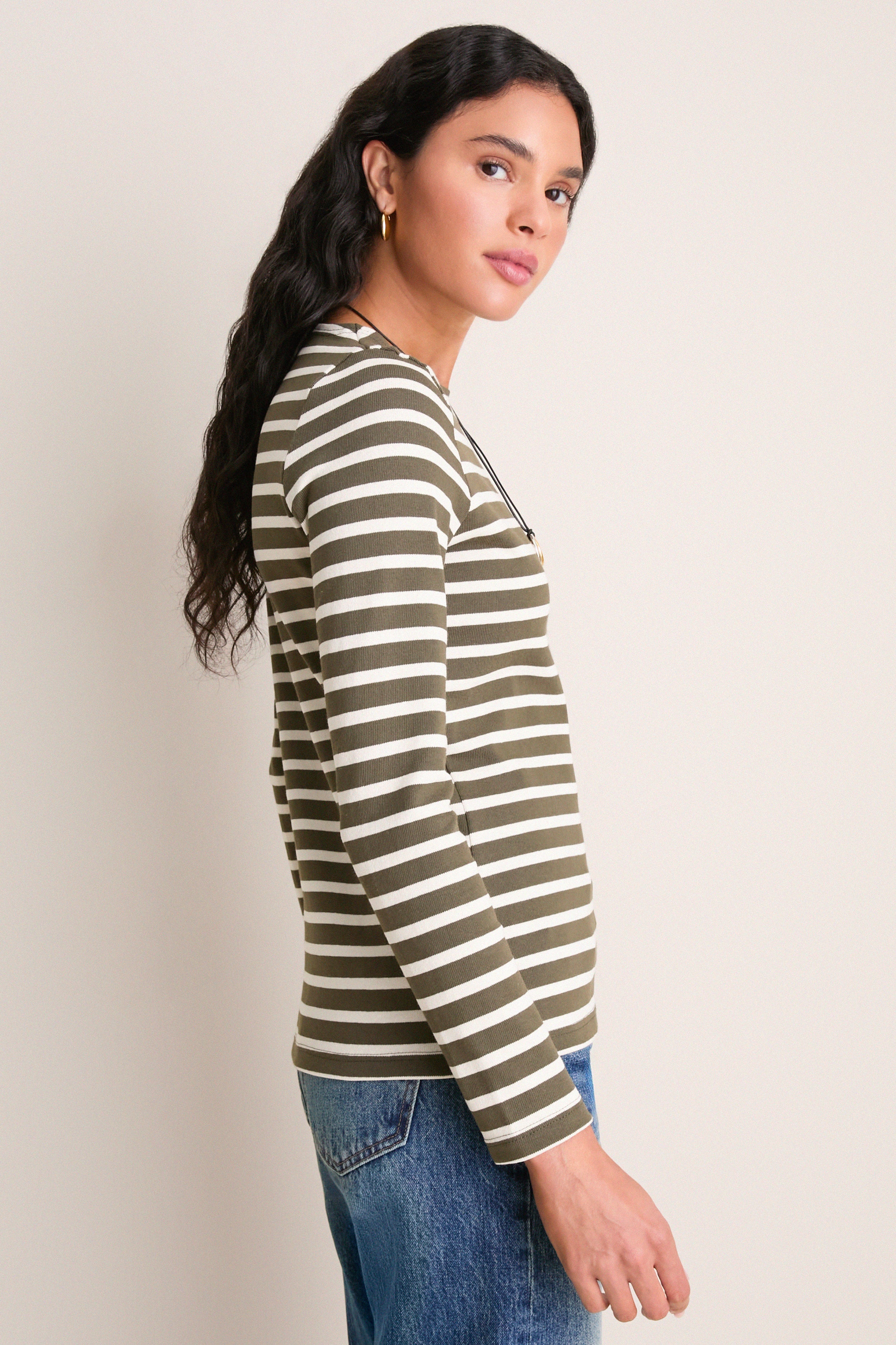 Land Ecru Meridame II Breton Shirt