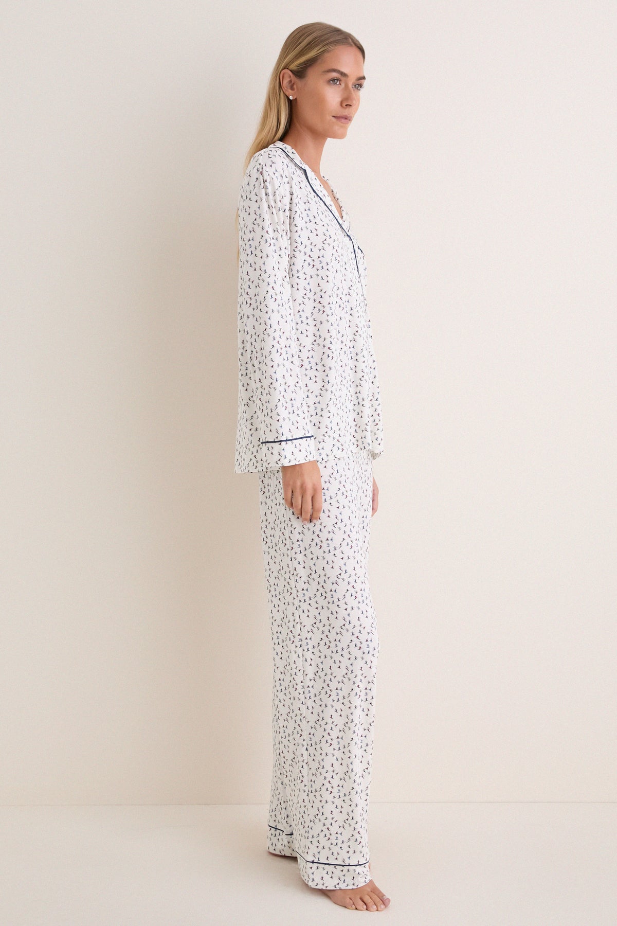 On the Slopes Gisele Printed Long PJ Set