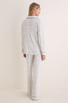 On the Slopes Gisele Printed Long PJ Set