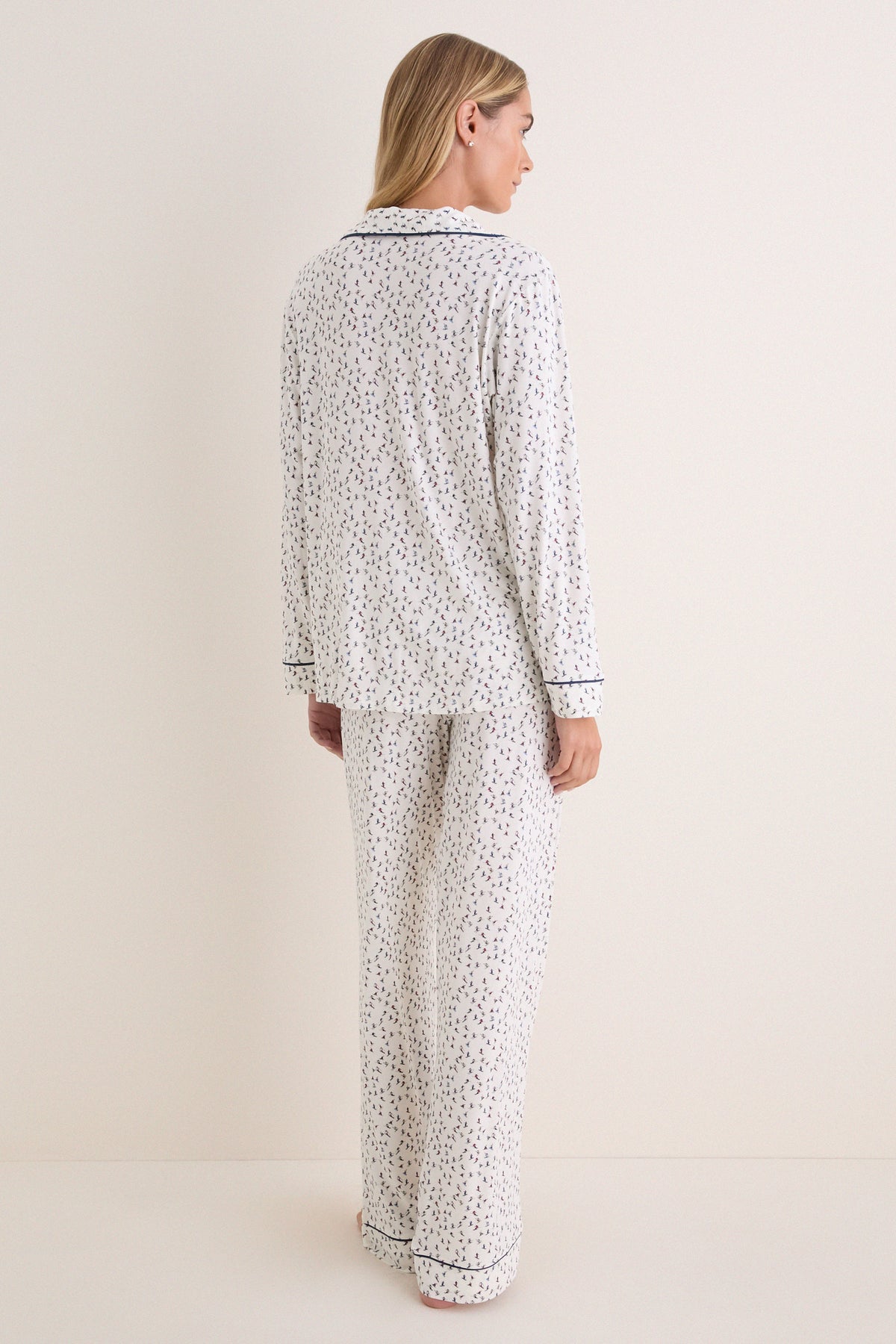 On the Slopes Gisele Printed Long PJ Set