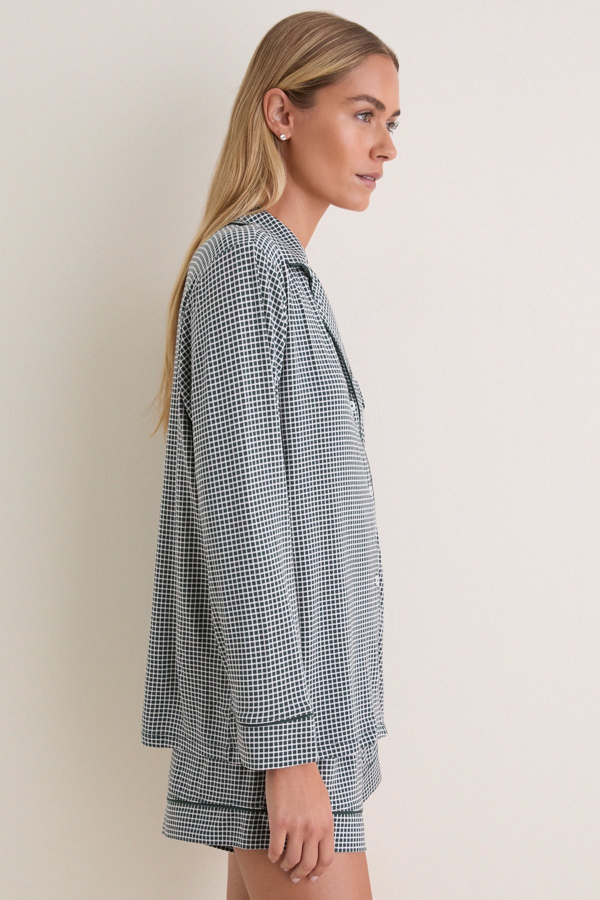 Ivory and Pine Gisele Printed Long Sleeve Shirt PJ Set