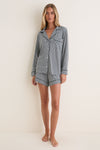 Ivory and Pine Gisele Printed Long Sleeve Shirt PJ Set