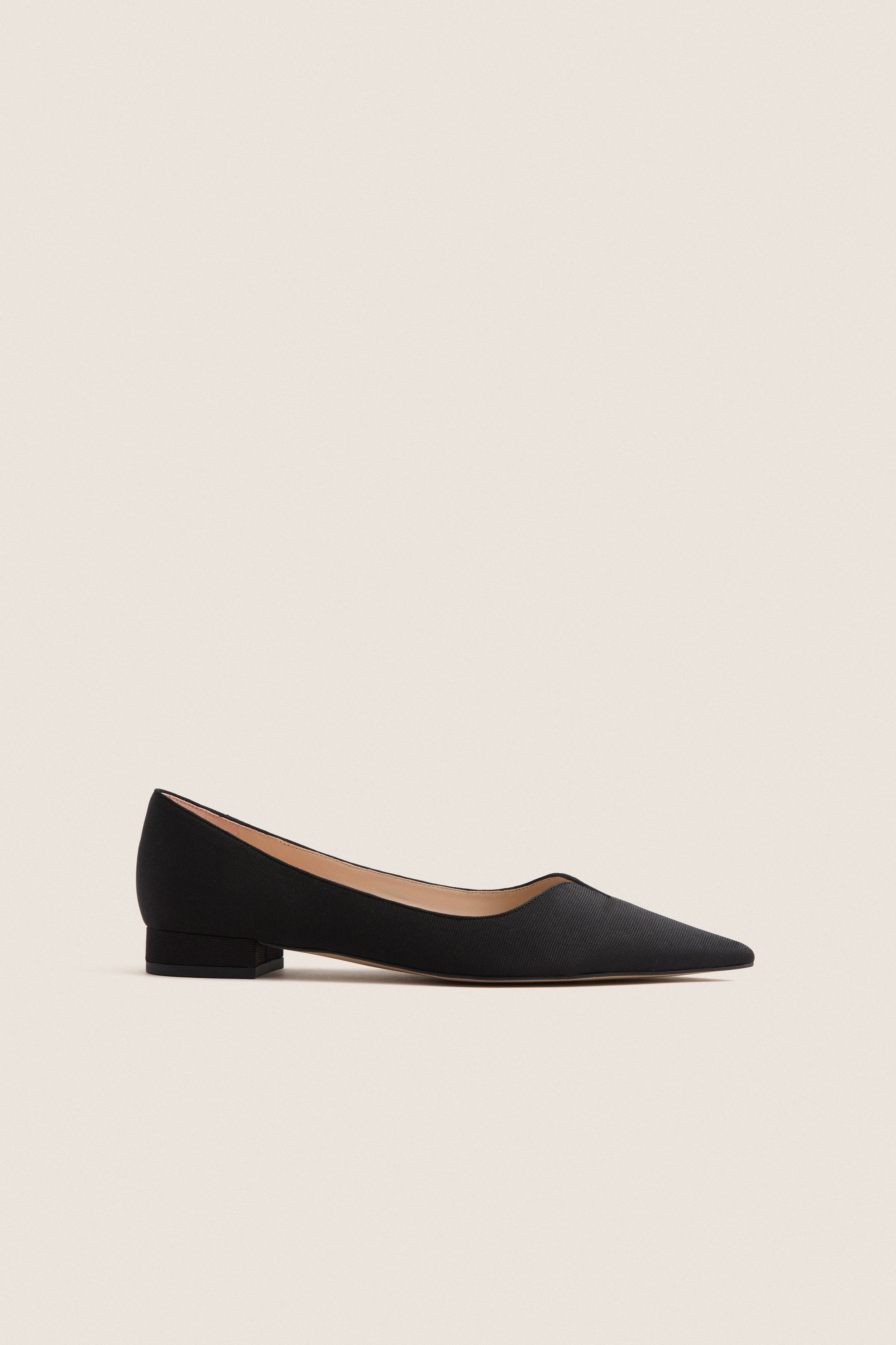 Black Silk Camilla Flats