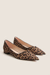 Leopard Silk Camilla Flats