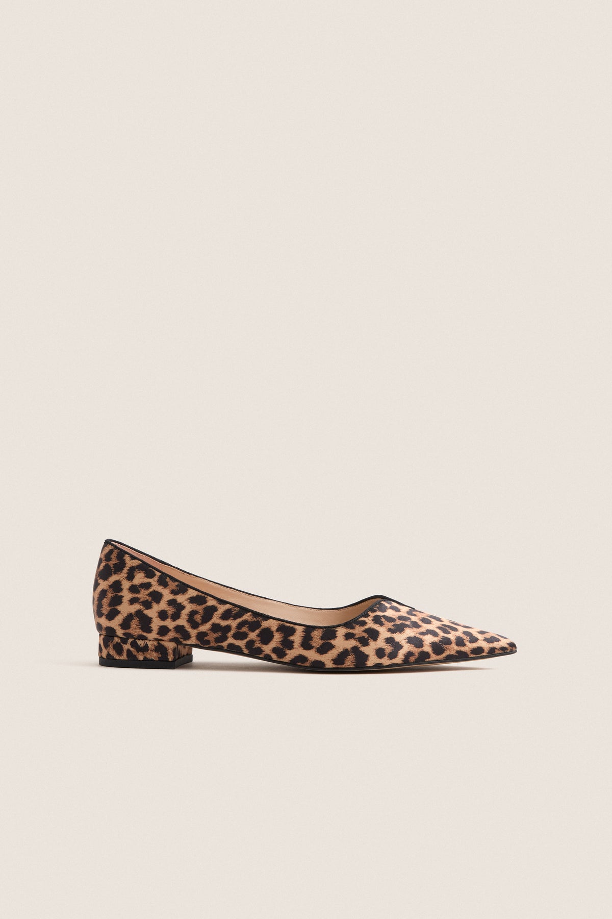 Leopard Silk Camilla Flats