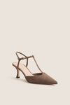 Fossil Suede Margot Heels