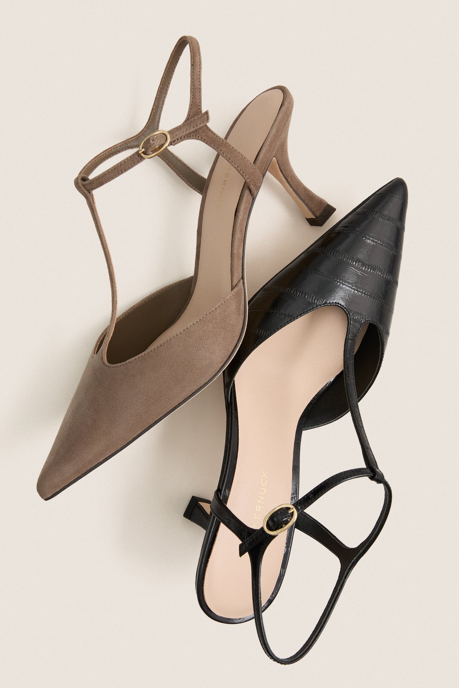 Fossil Suede Margot Heels